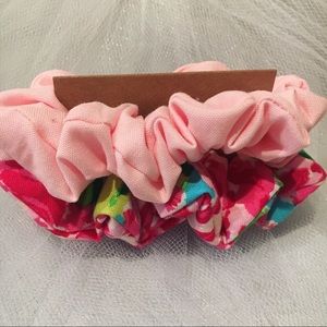 Lilly Pulitzer inspired scrunchie set